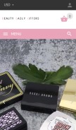 How beautydailyoffers.com looks like on a mobile device such as an iPhone.