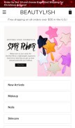 How beautylish.com looks like on a mobile device such as an iPhone.