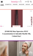 How beautynesia.id looks like on a mobile device such as an iPhone.