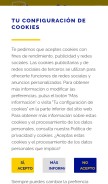 How becasvamos.es looks like on a mobile device such as an iPhone.