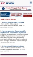 How beckersasc.com looks like on a mobile device such as an iPhone.