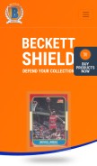 How beckettshield.com looks like on a mobile device such as an iPhone.