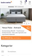 How bedrenaetter.dk looks like on a mobile device such as an iPhone.