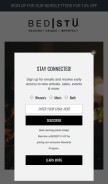 How bedstu.com looks like on a mobile device such as an iPhone.