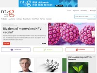 Desktop screenshot for ntvg.nl