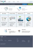 How beget.com looks like on a mobile device such as an iPhone.