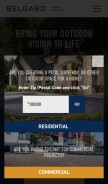 How belgard.com looks like on a mobile device such as an iPhone.