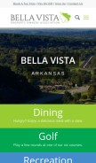 How bellavistapoa.com looks like on a mobile device such as an iPhone.