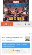 How belloflostsouls.net looks like on a mobile device such as an iPhone.