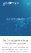 How belltowertech.com looks like on a mobile device such as an iPhone.