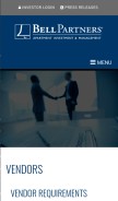 How bellvendors.com looks like on a mobile device such as an iPhone.