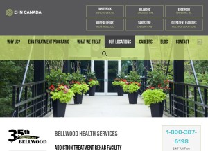 How bellwood.ca looks like on a tablet such as an iPad.