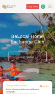 How belocalexchange.com looks like on a mobile device such as an iPhone.
