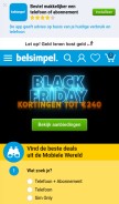 How belsimpel.nl looks like on a mobile device such as an iPhone.