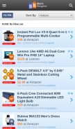 How bensbargains.net looks like on a mobile device such as an iPhone.