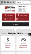 How bentonrea.com looks like on a mobile device such as an iPhone.