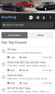 How benzworld.org looks like on a mobile device such as an iPhone.