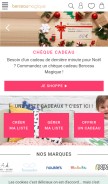 How berceaumagique.com looks like on a mobile device such as an iPhone.