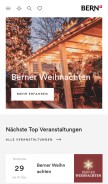 How bern.com looks like on a mobile device such as an iPhone.