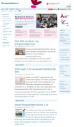 How beroepsziekten.nl looks like on a mobile device such as an iPhone.