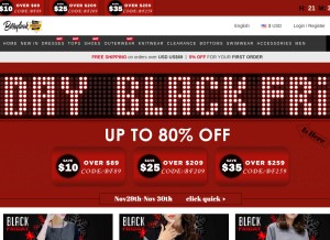 How berrylook.com looks like on a tablet such as an iPad.