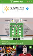 How besoccer.com looks like on a mobile device such as an iPhone.