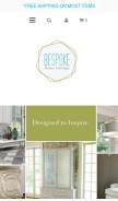 How bespokehomeanddesign.com looks like on a mobile device such as an iPhone.