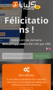How bestashopp.com looks like on a mobile device such as an iPhone.