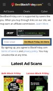 How bestblackfriday.com looks like on a mobile device such as an iPhone.