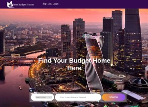 How bestbudgethomes.com looks like on a tablet such as an iPad.