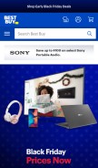 How bestbuy.ca looks like on a mobile device such as an iPhone.