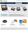 How bestbuybusiness.com looks like on a mobile device such as an iPhone.