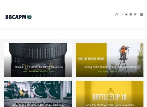 How bestbuycapm.com looks like on a tablet such as an iPad.