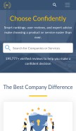 How bestcompany.com looks like on a mobile device such as an iPhone.