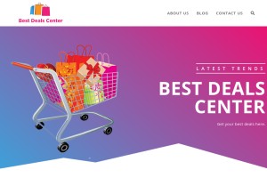 How bestdealscenter.in looks like on a tablet such as an iPad.