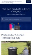 How bestreviews.guide looks like on a mobile device such as an iPhone.