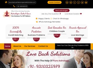 How bestvashikaranspecialistinindia.com looks like on a tablet such as an iPad.