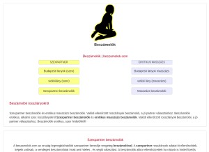How beszamolok.com looks like on a tablet such as an iPad.
