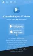 How betaseries.com looks like on a mobile device such as an iPhone.