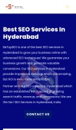How betopseo.com looks like on a mobile device such as an iPhone.