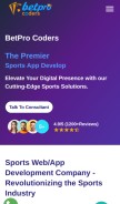 How betprocoders.com looks like on a mobile device such as an iPhone.
