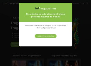 How betragaperras.es looks like on a tablet such as an iPad.
