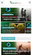How betterlifethoughts.com looks like on a mobile device such as an iPhone.