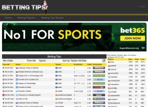 How betting-tips.co looks like on a tablet such as an iPad.