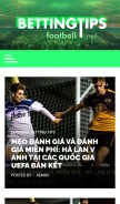 How bettingtipsfootball.net looks like on a mobile device such as an iPhone.