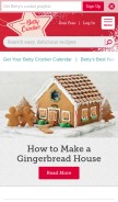 How bettycrocker.com looks like on a mobile device such as an iPhone.