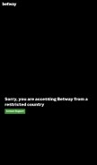 How betway.com looks like on a mobile device such as an iPhone.