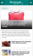 How beveragedaily.com looks like on a mobile device such as an iPhone.