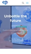 How bevi.co looks like on a mobile device such as an iPhone.