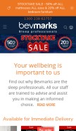How bevmarks.com.au looks like on a mobile device such as an iPhone.